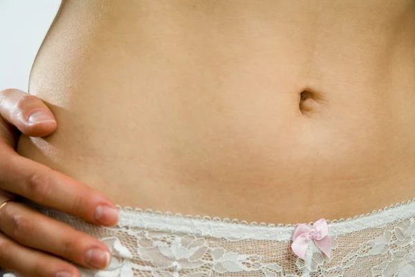 Female stomach — Stock Photo, Image