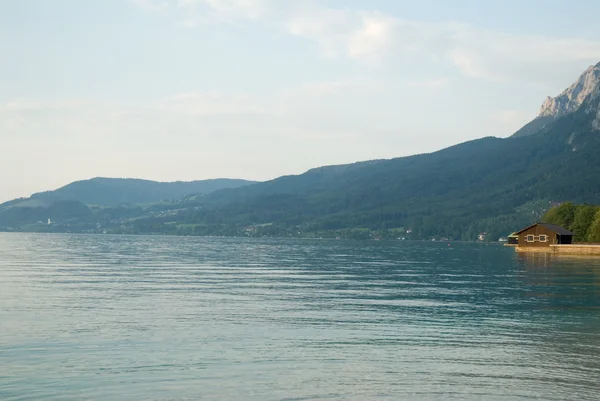 Uitzicht op het meer — Stockfoto