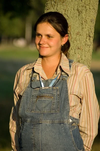 Gravid skönhet — Stockfoto