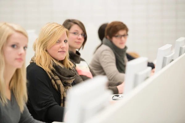 Werken met computer — Stockfoto