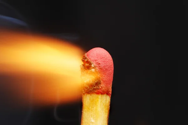 Match flame — Stock Photo, Image