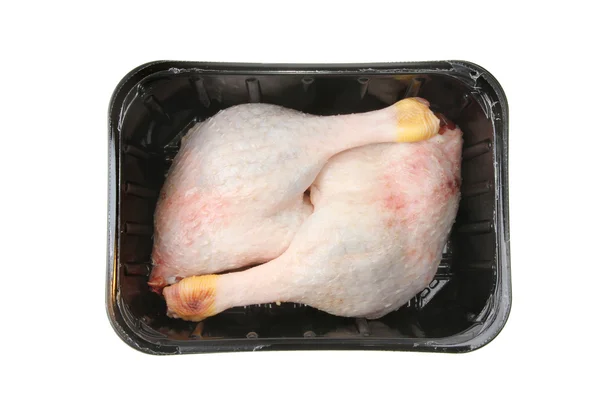 Duck legs in carton — Stock Photo, Image