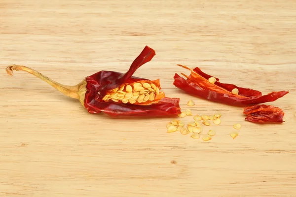 Torkad Chili peppar — Stockfoto
