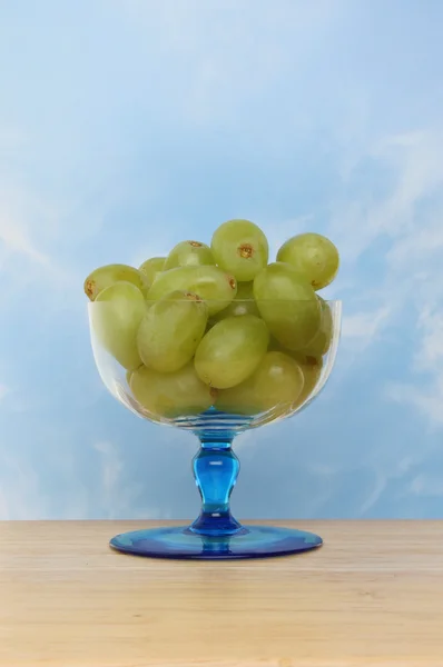 Grapes in a glass — Stock Photo, Image