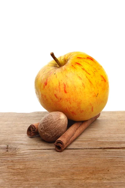 Apple kruid op hout — Stockfoto