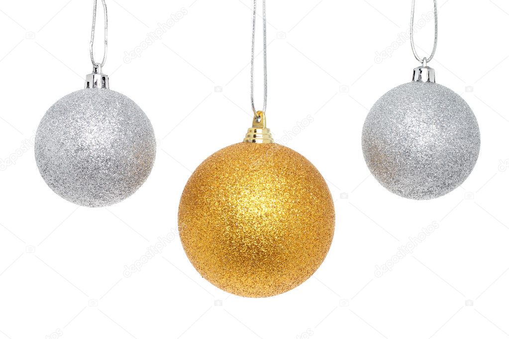 Gold and silver balls
