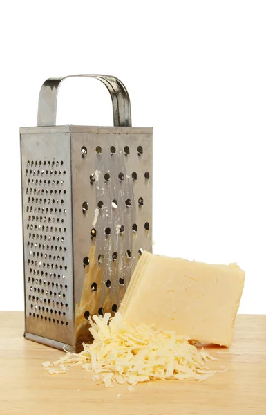 Rallador de queso y queso —  Fotos de Stock