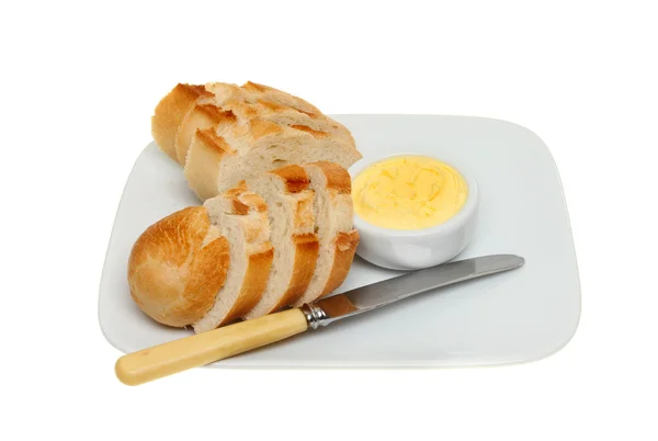 パンとバター — ストック写真