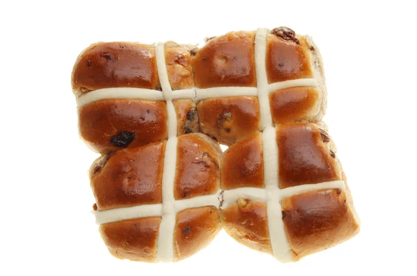 Hot cross broodjes — Stockfoto