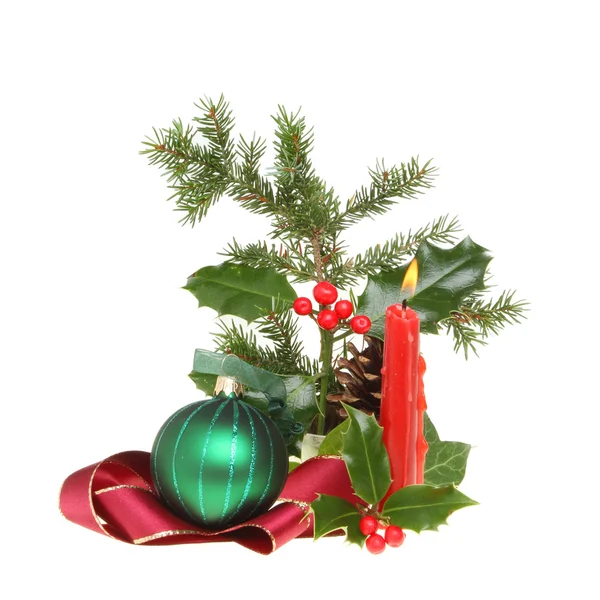 Christmas table decoration — Stock Photo, Image