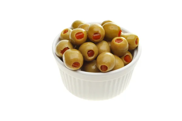 Olive in ramekin — Foto Stock