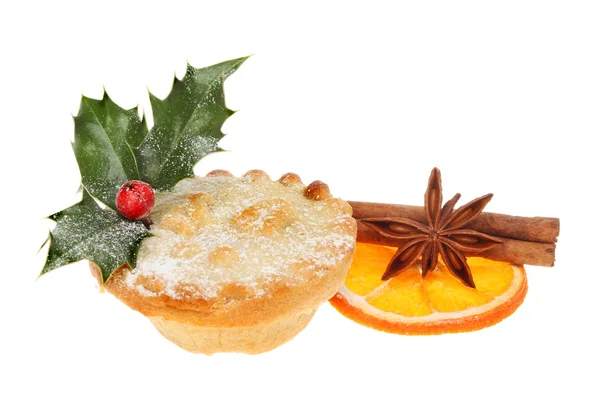 Mince pie orange and spice — Stock Photo, Image