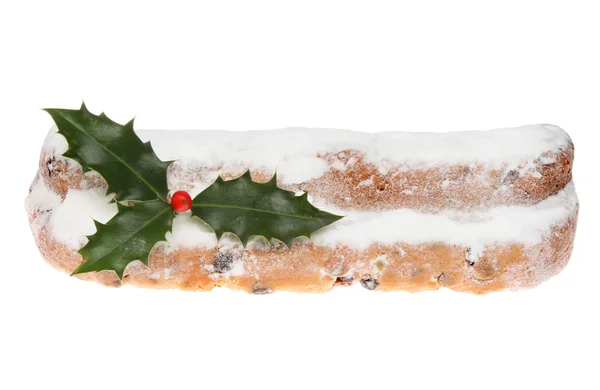 Stollen a holly — Stock fotografie