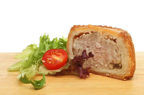 Portion of pork pie — Stock Photo, Image