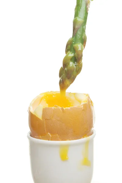 Asparagus and egg — Stock Photo, Image