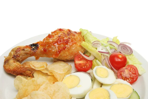 Chicken egg salad — Stock Photo, Image
