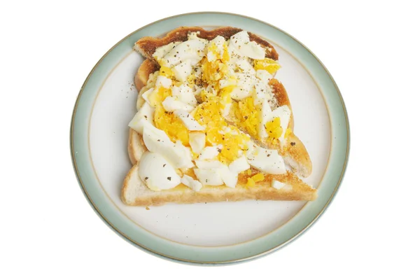 Egg on toast — Stock Photo, Image