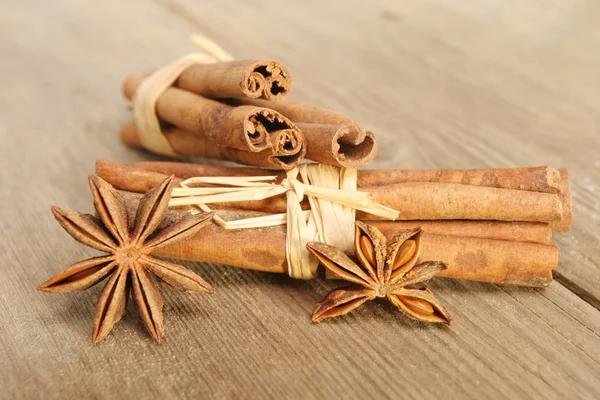 Cinnamon and star anise Royalty Free Stock Images