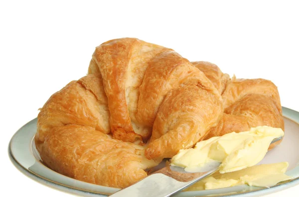 Croisants närbild — Stockfoto