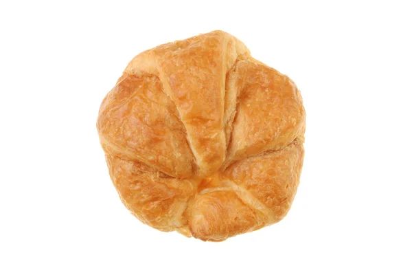 Croissant sobre blanco —  Fotos de Stock