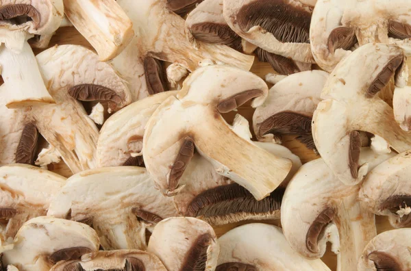 Gesneden champignons — Stockfoto