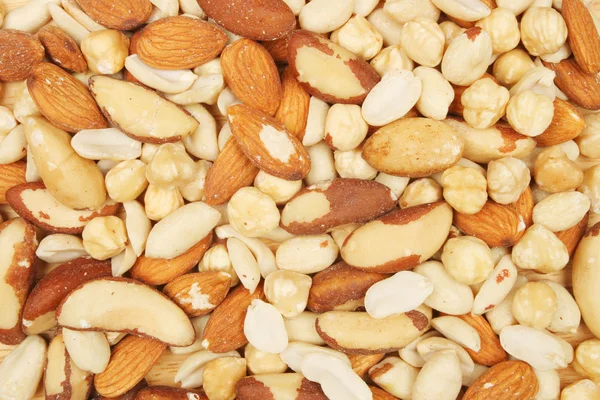 Mixed shelled nuts — Stock Photo, Image