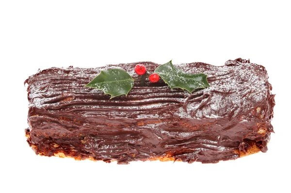 Yule log — Stok fotoğraf