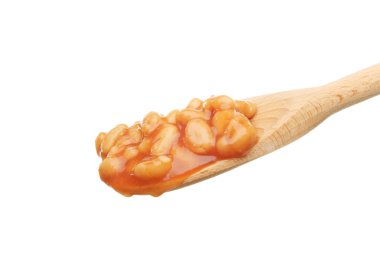 tahta kaşık fasulye konservesi