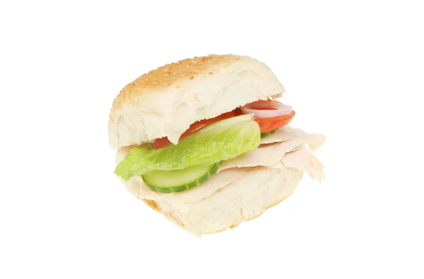 Chicken salad roll — Stock Photo, Image