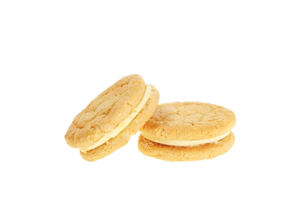 Vanille crème koekjes — Stockfoto