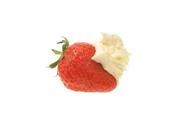 Strawberry and cream — Stock Photo, Image