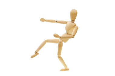 Sanatçının manken mücadele bir poz