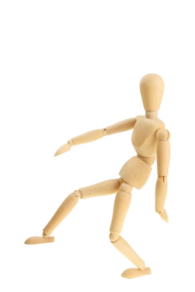 Artist's mannequin pacing — Stockfoto