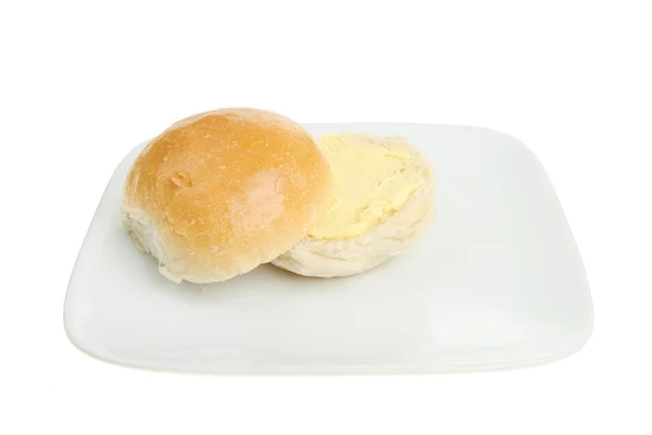 バターを塗ったパンのロール — ストック写真