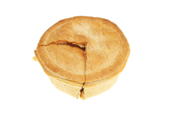 Pie with a triangular cut — Stock Photo, Image