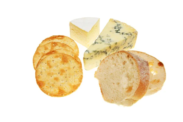 Biscoitos de pão e queijo — Fotografia de Stock