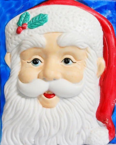 模型圣诞老人的脸 — 图库照片