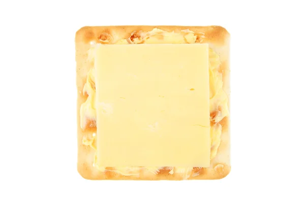 Biscuit with cheese — Stock Photo, Image