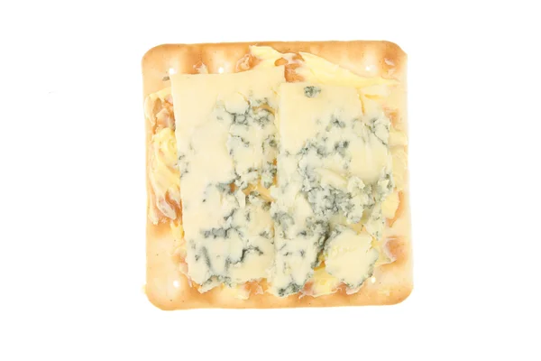 Stiton peynirli bisküvi — Stok fotoğraf
