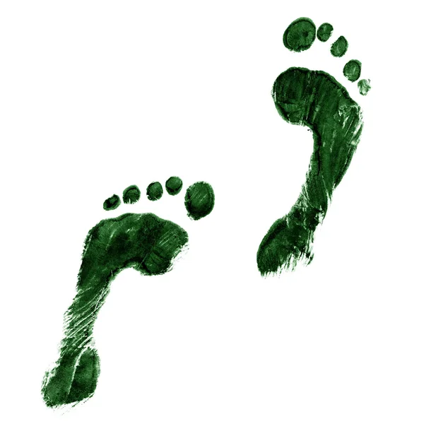 Green feet — Stock Photo, Image