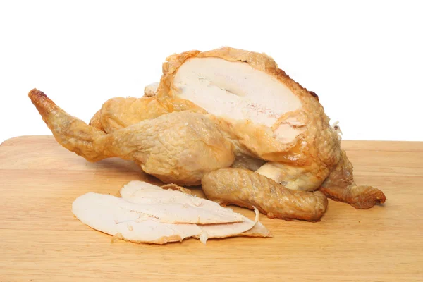 Pollo arrosto intagliato — Foto Stock