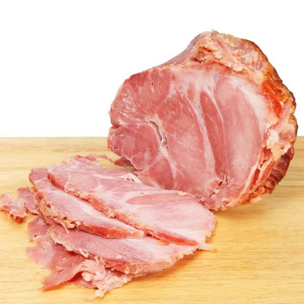 Carved ham — Stock Photo, Image