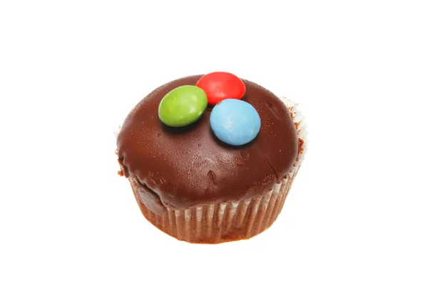 Chocolate button cup cake — Stock Photo, Image