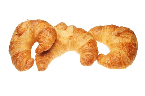 Três croissants — Fotografia de Stock