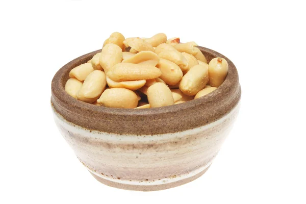 Bowl of peanuts — Stock Photo, Image