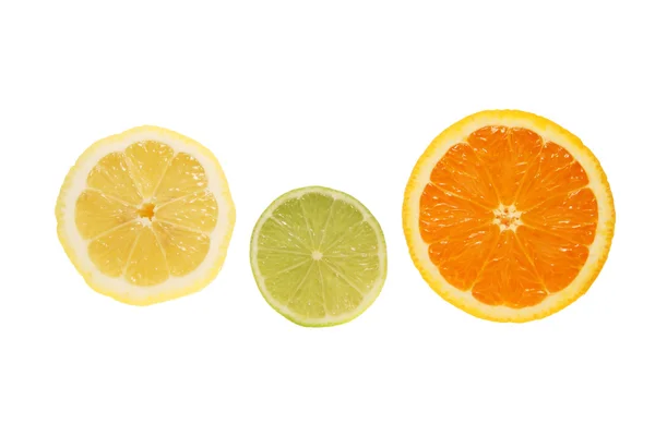 Citrus fruit halves — Stock Photo, Image