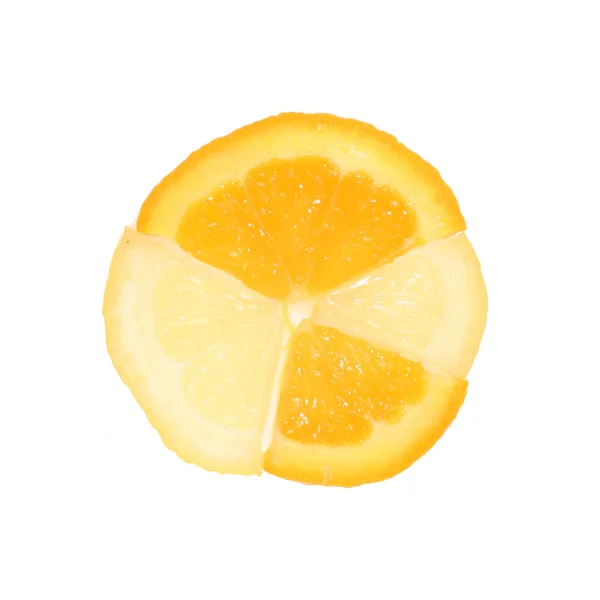Citrus pie chart — Stock Photo, Image