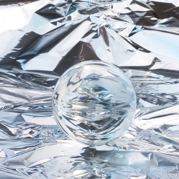 Bola de cristal abstrato — Fotografia de Stock