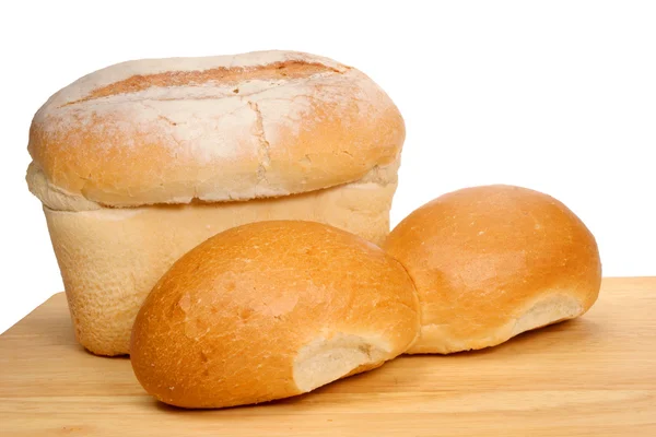 Loaf and rolls — Stock Photo, Image