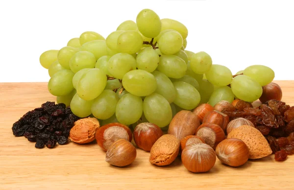 Fruit and nuts — Stock Photo, Image